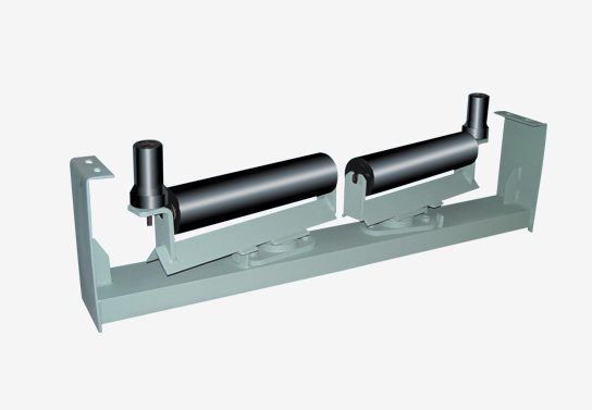 全自動下調(diào)心托輥組(帶防偏輪)